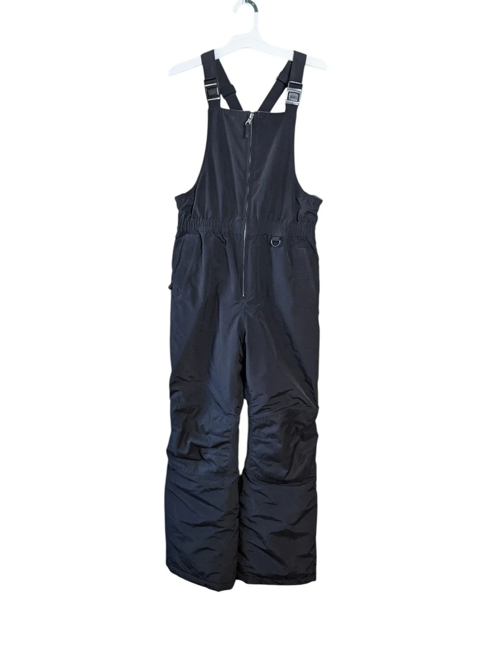 Like New Lands' End Unisex Black Insulated Squall Snow Bib Size 16